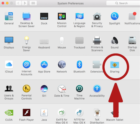 Mac preferences